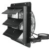 VEVOR Shutter Exhaust Fan, 14'' with Temperature Humidity Controller, EC-motor, 1513 CFM, 10-Speed Adjustable Wall Mount Attic Fan, Ventilation and Co