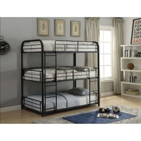 ACME Cairo Bunk Bed - Triple Full in Sandy Black 37330