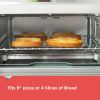 Crisp 'N Bake Air Fry 4-Slice Toaster Oven, Silver & Black