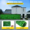 VEVOR Artificial Boxwood Panel 8pcs Boxwood Hedge Wall Panels Artificial Grass Backdrop Wall 24X16 4cm Green Grass Wall, Fake Hedge for Decor Privacy