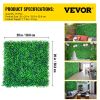 VEVOR Artificial Boxwood Panels, 16 PCS 20"x20" Boxwood Hedge Wall Panels, PE Artificial Grass Backdrop Wall 1.6", Privacy Hedge Screen for Decoration