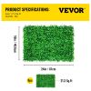 VEVOR Artificial Boxwood Panel 8pcs Boxwood Hedge Wall Panels Artificial Grass Backdrop Wall 24X16 4cm Green Grass Wall, Fake Hedge for Decor Privacy