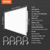 VEVOR 1 Pack 2x4 FT LED Flat Panel Light, 6000LM 50W, Surface Mount LED Drop Ceiling Light Fixture with Adjustable Color Temperature 3500K/4000K/5000K