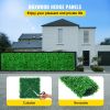 VEVOR Artificial Boxwood Panel UV 6pcs Boxwood Hedge Wall Panels, Artificial Grass Backdrop Wall 20" X 20" 4 cm Green Grass Wall, Fake Hedge for Decor