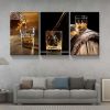 3 Panels Framed Canvas Whiskey Wall Art Decor,3 Pieces Mordern Canvas Painting Decoration Painting for Chrismas Gift, Office,Dining room,Living room,