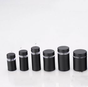 Stainless Steel Black Advertising Nail Glass Screw Mirror Nail White Glass Nail (Option: Black-12mm-25mm)