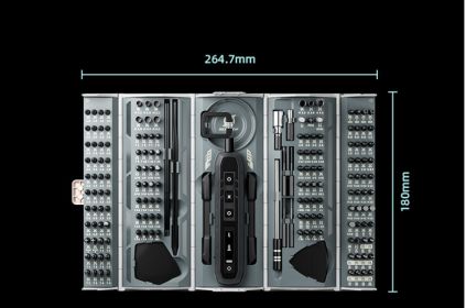 Three-speed Household Electric Screwdriver Set (Option: JM8193 electric version-5W)