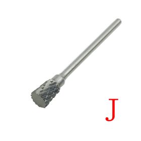 Factory Wholesale Cemented Carbide Rotary File Tungsten Steel Grinding Head Alloy Metal Wood Mold Engraving (Option: J-6x2.35mm)