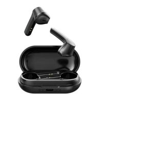 Bluetooth Headset Noise Canceling Headset Sports Wireless Bluetooth Headset In-ear (Color: Black)