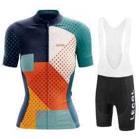 Summer Short-Sleeved Suspenders Cycling Jersey Suit Mountain Biking Road Team (Option: 11 Style-XL)