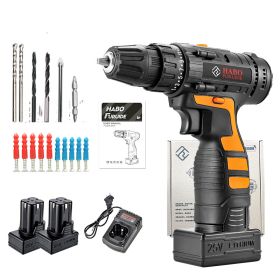 12V Lithium Electric Drill Rechargeable Multifunctional Household Electric Screwdriver (Option: 18A)