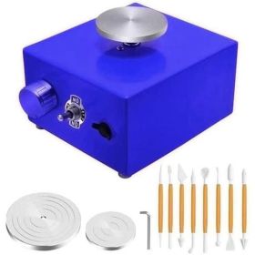 Mini Square Children's Fingertip Drawing Machine (Option: Blue-AU)