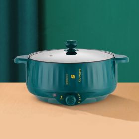 Non Stick Pot Household Electric Pot Integrated Type (Option: Green-20cm-US)