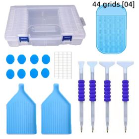 44 Grid Bead Box Spot Drill Package Tool Set (Option: Storage Box 44Grid 04Set)