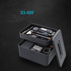 Hardware Multifunctional Full Set Of Household Commonly Used Toolbox Layered (Option: X3 ABF)