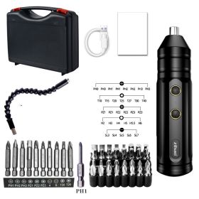 Multifunctional Rechargeable Brushless Impact Lithium Drill (Option: Enhanced 45piece set-USB)