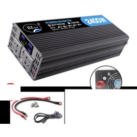 Charging Pure Sine Wave Inverter (Option: 12V2400W LCD charging)