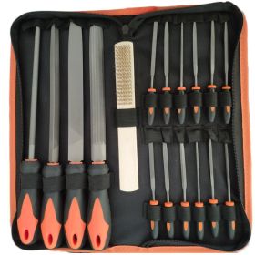 File Polishing Set Combination 17pcs Metal (Option: 17piece set with wooden brush)