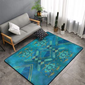 Stylish Flannel Non-Slip Floor Mat 60x39 inches - Three Unique Designs (Style: Style-3)