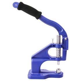 Hand Press Fastening Machine Press Fastening Machine Four Buckle Rivet Buckle Installation Tool (Color: Dark Blue)